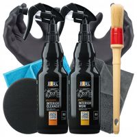 ADBL INTERIOR CLEANER + WOW ZESTAW DO CZYSZCZENIA WNĘTRZA PLASTIKÓW KOKPITU