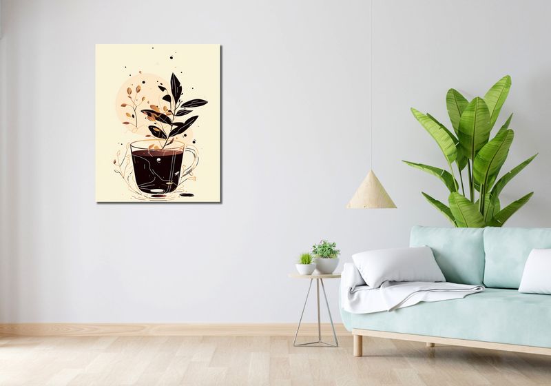 Obraz 70x90cm Jesienna Donica zdjęcie 2