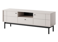 Nowoczesna Szafka RTV 2D1SZ 153 cm Kaszmir JAPI PS - 2 Kolory