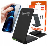 Szybka Bezprzewodowa Ładowarka Indukcyjna Stacja Ładująca USB-C QI 15W FAST