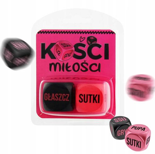 Kości Miłości RÓŻOWE na Arena.pl