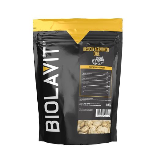 Biolavit Orzechy nerkowca całe - 1000 g na Arena.pl