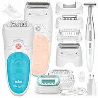 DEPILATOR + GOLARKA BRAUN Silk-epil 5 SensoSmart + NASADKI + TRYMER