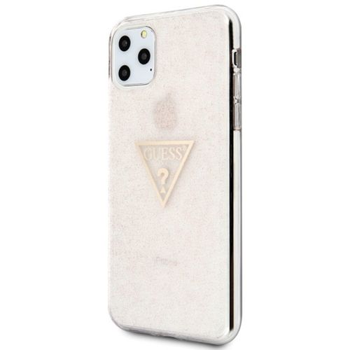 Guess 4G Peony Solid Glitter - Etui iPhone Xs / X (różowy) na Arena.pl