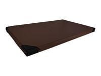 Materac gimnastyczny UNDERFIT 200 x 120 x 5 cm twardy brązowy