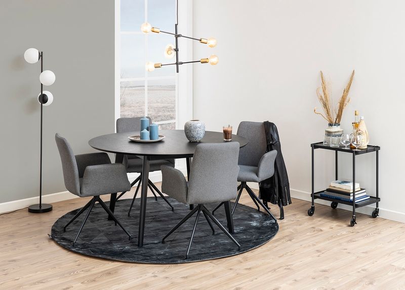 Krzesło Naya light grey tapicerowane zdjęcie 4