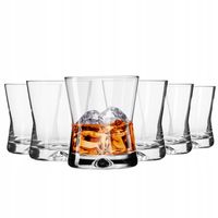 SZKLANKI NIESKIE DO WHISKY KROSNO X-LINE 290 ML X 6 SZT