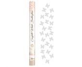 konfetti 60cm białe motylki kpbm060