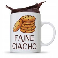 Kubek Śmieszny Zabawny Fajne Ciacho Prezent Z Nadrukiem Ze Zdjęciem