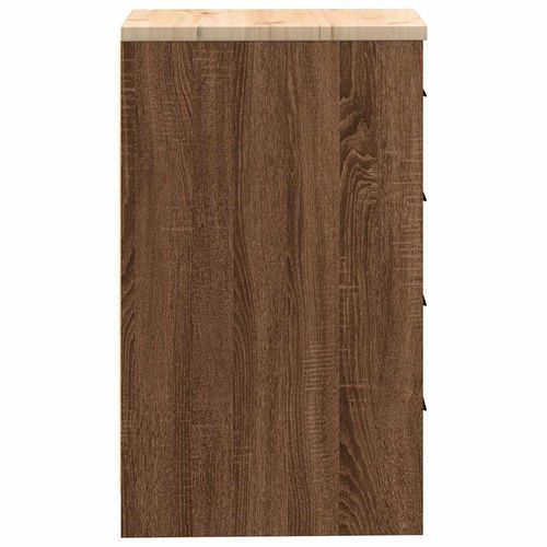 Garażowa szafka do przechowywania Brązowy dąb 40x51x85 cm na Arena.pl