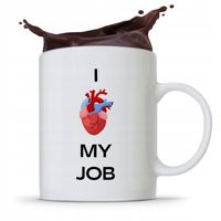 Kubek Dla Doktora I Love My Job Z Nadrukiem Ze Zdjęciem