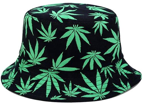 Czapka BUCKET HAT kapelusz RYBACKI dwustronny listki KR3_Listki na Arena.pl