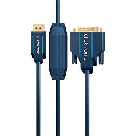 Clicktronic 70731 DisplayPort/DVI adapter cable, 5m na Arena.pl