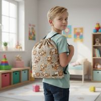 Plecak Worek Bawełniany dla dzieci Małe Pieski