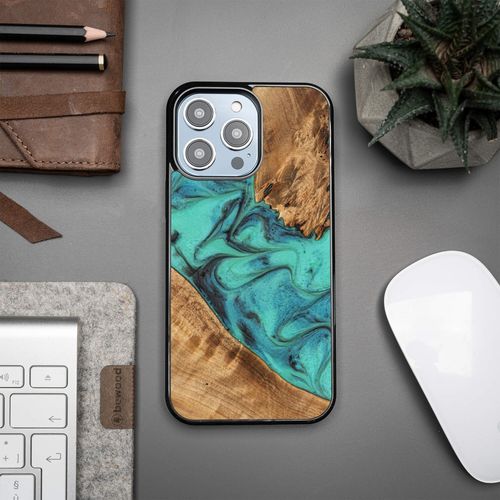etui bewood unique na iphone 14 pro max - turquoise na Arena.pl