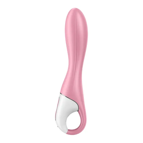 satisfyer air pump g - wibrator z funkcją dmuchania, silikon, rożowy na Arena.pl
