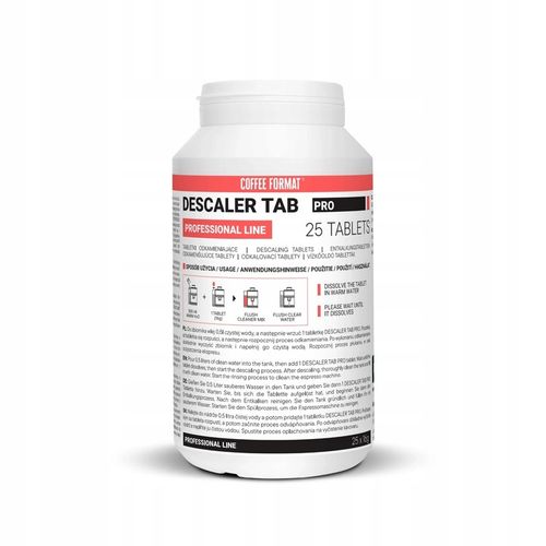 Coffee Format Tabletki odkamieniające do Bosch Siemens 25 sztuk 3 warstwy na Arena.pl