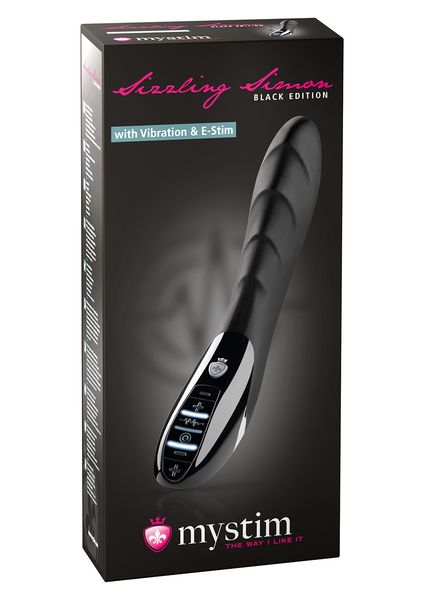 Stymulator-Sizzling Simon Estim Vibrator Black zdjęcie 4
