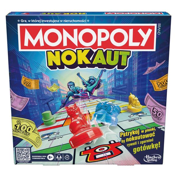 ND11_F8995 HASBRO GAME Monopoly Nokaut, gra zdjęcie 1
