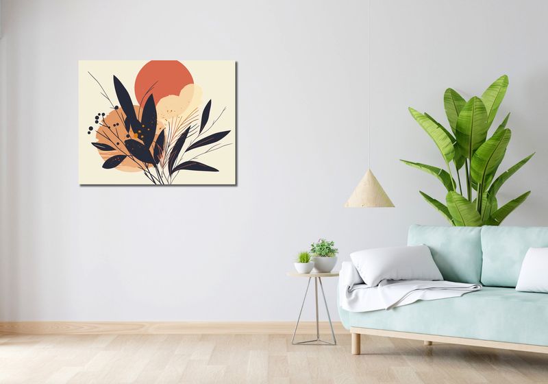 Obraz 90x70cm Zachód w Barwie zdjęcie 2