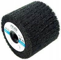 Szczotka do satynowania metalu stali M14 FIN P180 na szlifierkę