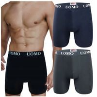 Bokserki Męskie Majtki Szorty Bawełniane Przedłużona Nogawka Długie 3XL