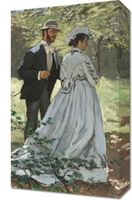 Obraz 30x50cm Bazille and Camille, Monet Vintage do Salonu