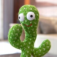 TAŃCZĄCY KAKTUS WESOŁY MÓWI POWTARZA ZABAWKA USB