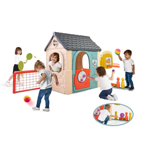 FEBER Dom Aktywności Casual Wielofunkcyjny 6 w 1 z Dołączonymi Grami zdjęcie 2