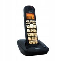 Telefon bezprzewodowy Maxcom MC6800BB CLIP duże podświetlane przyciski