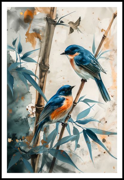 Plakat 61x91,5cm Trzy Ptaki zdjęcie 3