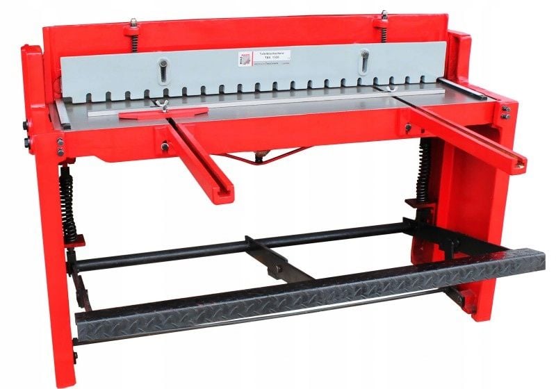 Nożyce do cięcia blachy blach 1320mm gilotyna ręczna Holzmann TBS1320 zdjęcie 7