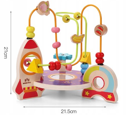 drewniany labirytn rakieta jhtoy-409 na Arena.pl