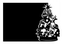 R12 Podkładka serwetka ażur dekoracja święta BOŻE NARODZENIE choinka 30x44