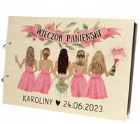 FOTO ALBUM POZIOMY WIECZÓR PANIEŃSKI PREZENT ŚLUB