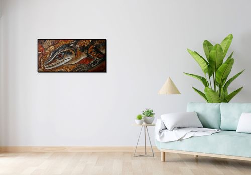 Plakat 91,3x44,5cm Oko Jaszczurki na Arena.pl