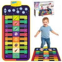 MATA DO TAŃCZENIA MUZYCZNA ELEKTRONICZNA PIANINO GRA DLA CAŁEJ RODZINY XXL