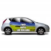 Reklama na samochód magnetyczna magnes reklamowy 60x40 cm TWOJE LOGO
