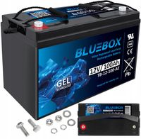 Akumulator żelowy BLUEBOX bezobsługowy UPS 12 Volt 12V 100Ah UPS