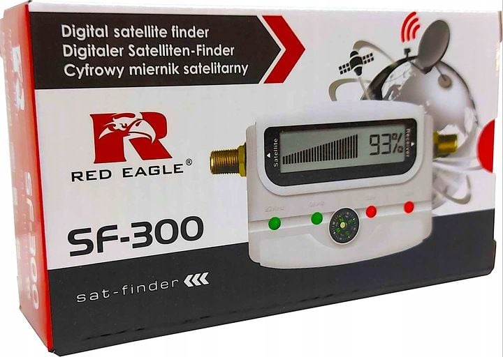 MIERNIK DO SATELITY Sygnału Satelitarnego SAT LCD +KABEL zdjęcie 12
