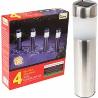 ZESTAW KOMPLET lamp solarnych nowoczesne lampy solarne słupek Goliat