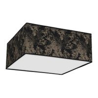 Przysufitowa lampa kuchenna Satino plafon czarny złoty