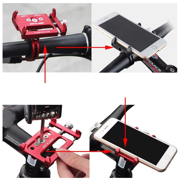 Uchwyt rowerowy mocny na telefon na kierownicę rower GUB regulowany zdjęcie 5