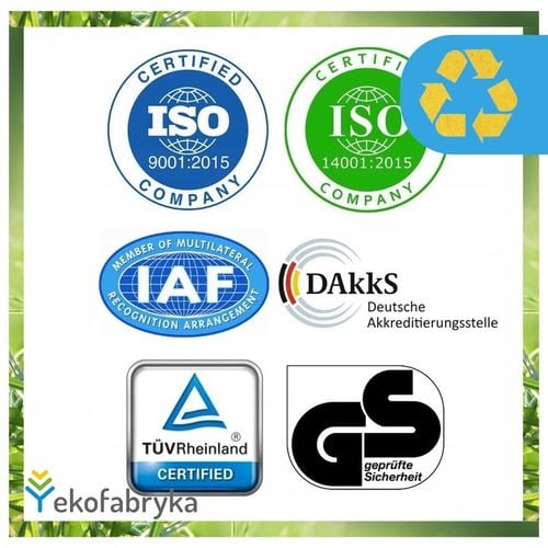 Pojemnik na śmieci 240l odpad ZMIESZANE Kosz WEBER Najwyższa Jakość CZARNY na Arena.pl