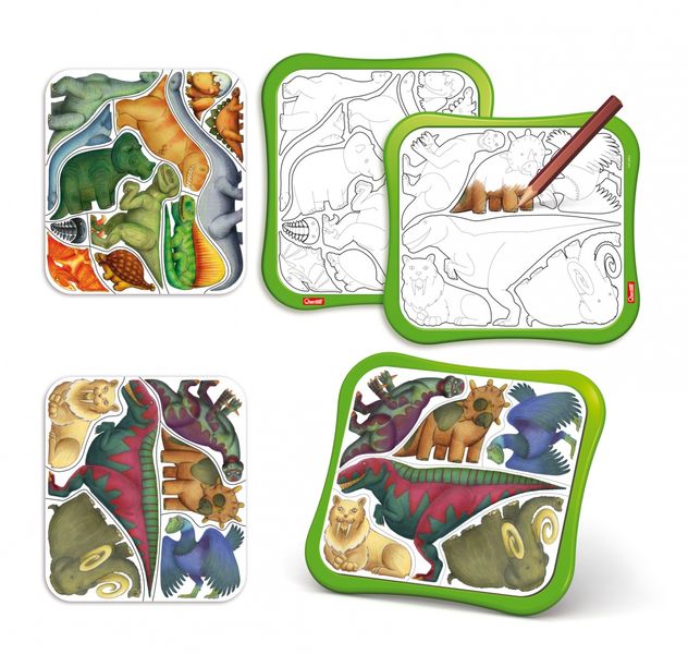 QUERCETTI 5013 PUZZLE MAG.MINI DINOZAURY zdjęcie 4