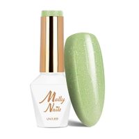 Lakier hybrydowy LED/UV Gel Polish MollyNails Green Party Nr 81 8g