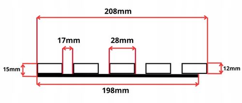 Lamele Ścienne na Płycie Panel Startowy 275x21cm RÓŻNE KOLORY na Arena.pl