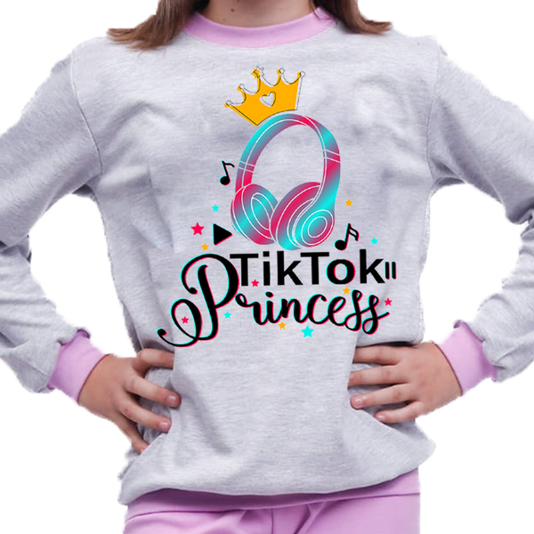 Piżama dziecięca Tik Tok zdjęcie 1