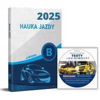 Prawo jazdy kat.B 2025 Książka+beztreminowa płyta TESTY ABCDT!