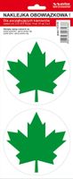 NAKLEJKA "ZIELONY LISTEK"